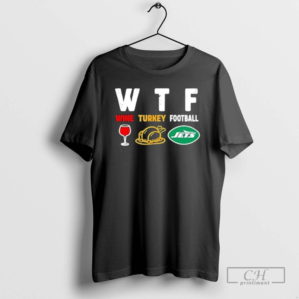 Premium Wtf Wine Turkey New York Jets Football Shirt Sweater