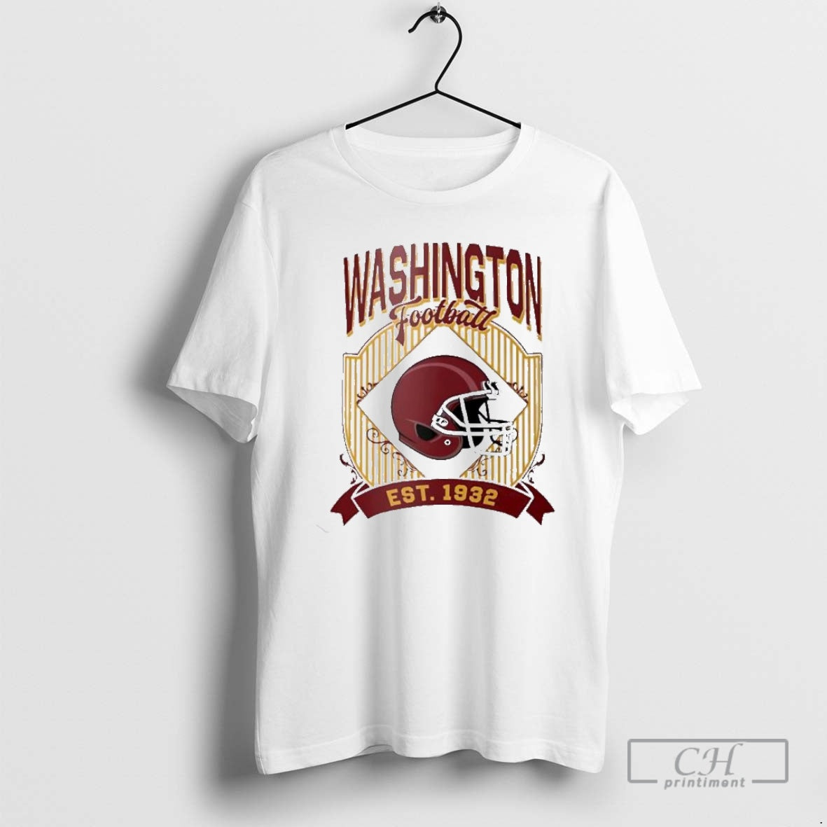 Premium Washington Commanders Football Vintage Style Ornaments White Shirt Sweater
