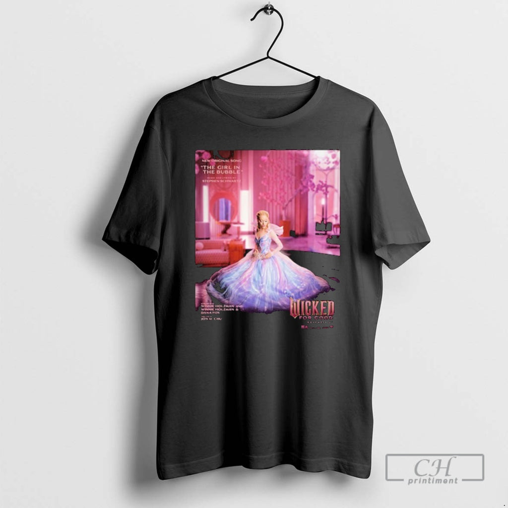 Premium Wicked For Good Ariana Grande Song The Girl In The Bubble Shirt Sweater