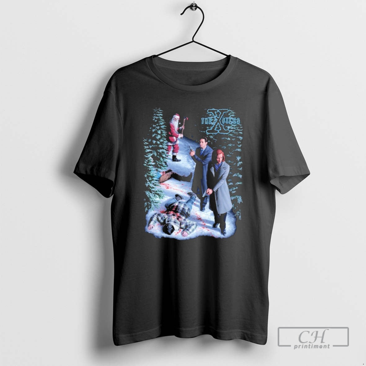 Premium X Files Psycho Santa Merry Christmas Shirt Sweater