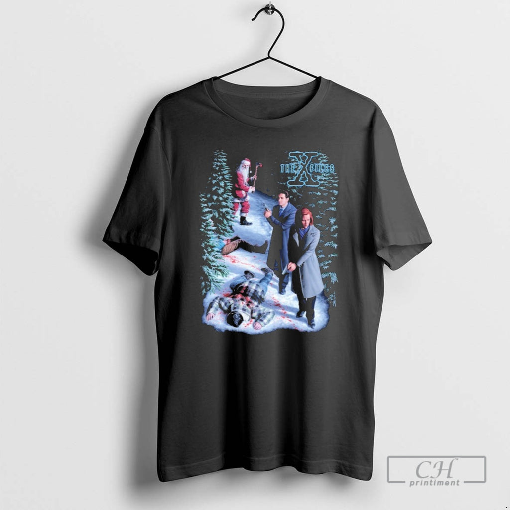 Premium X Files Psycho Santa Merry Christmas Shirt Sweater