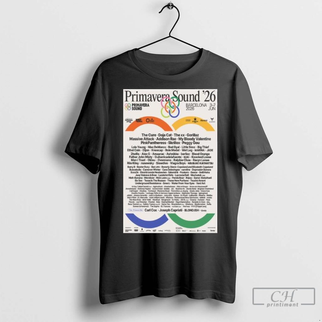 Primavera Sound June 3 7 2026 Barcelona Long Sleve T Shirt Jpg