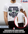 Professional Bull Riders Anaheim Illustration City Of Angels 2025 shirt Unisex , , , Long Sleeve Tee