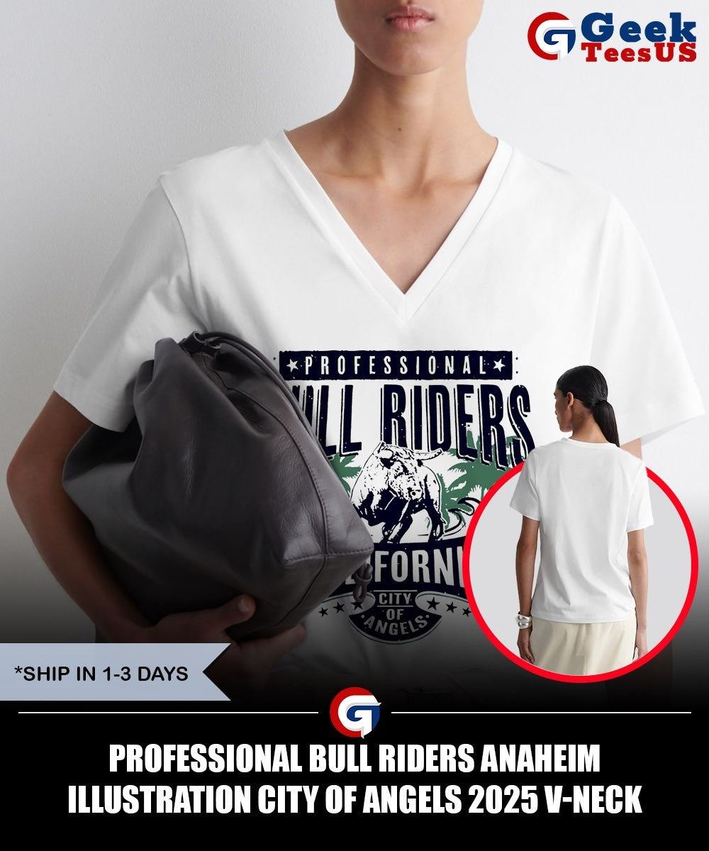 Professional Bull Riders Anaheim Illustration City Of Angels 2025 shirt Unisex , , , Long Sleeve Tee