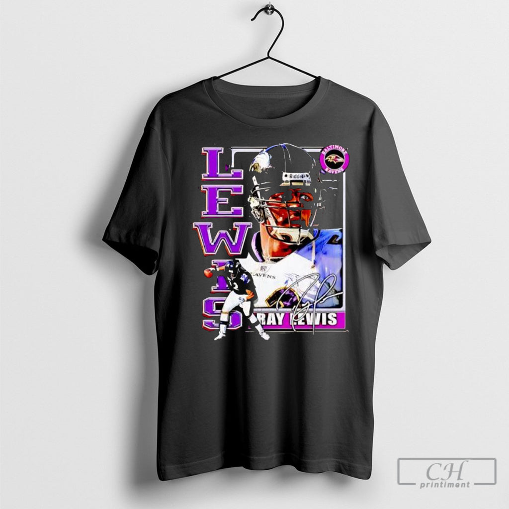 Ray Lewis Baltimore Ravens Signature Retro Shirts