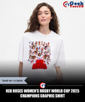 Red Roses Women’s Rugby World Cup 2025 Champions graphic shirt Unisex , , , Long Sleeve Tee