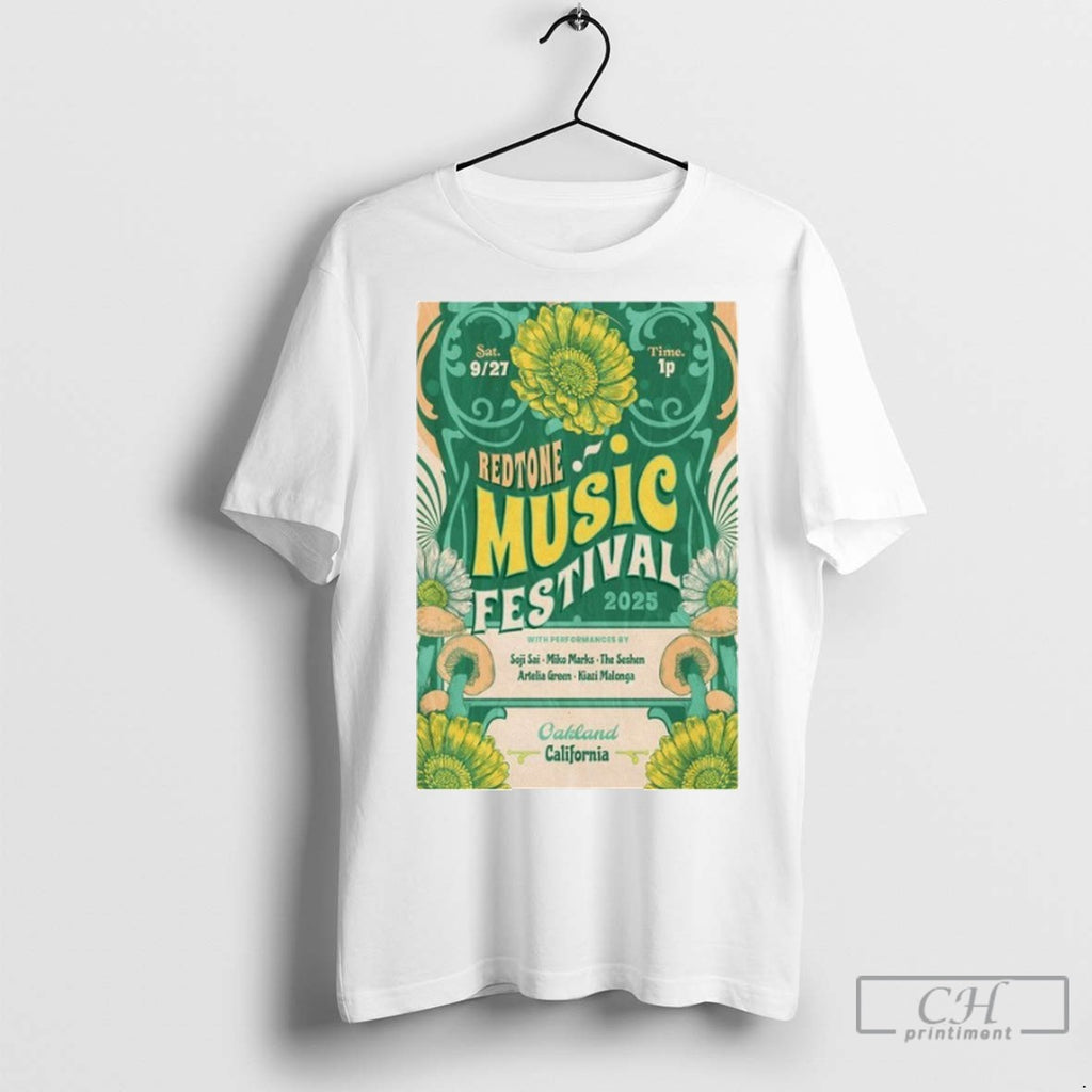 Redtone Music Festival On Sep 27 2025 In Oakland Ca T Shirt Jpg