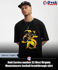 Reid Carrico number 35 West Virginia Mountaineers football breakthrough shirt Unisex , , , Long Sleeve Tee