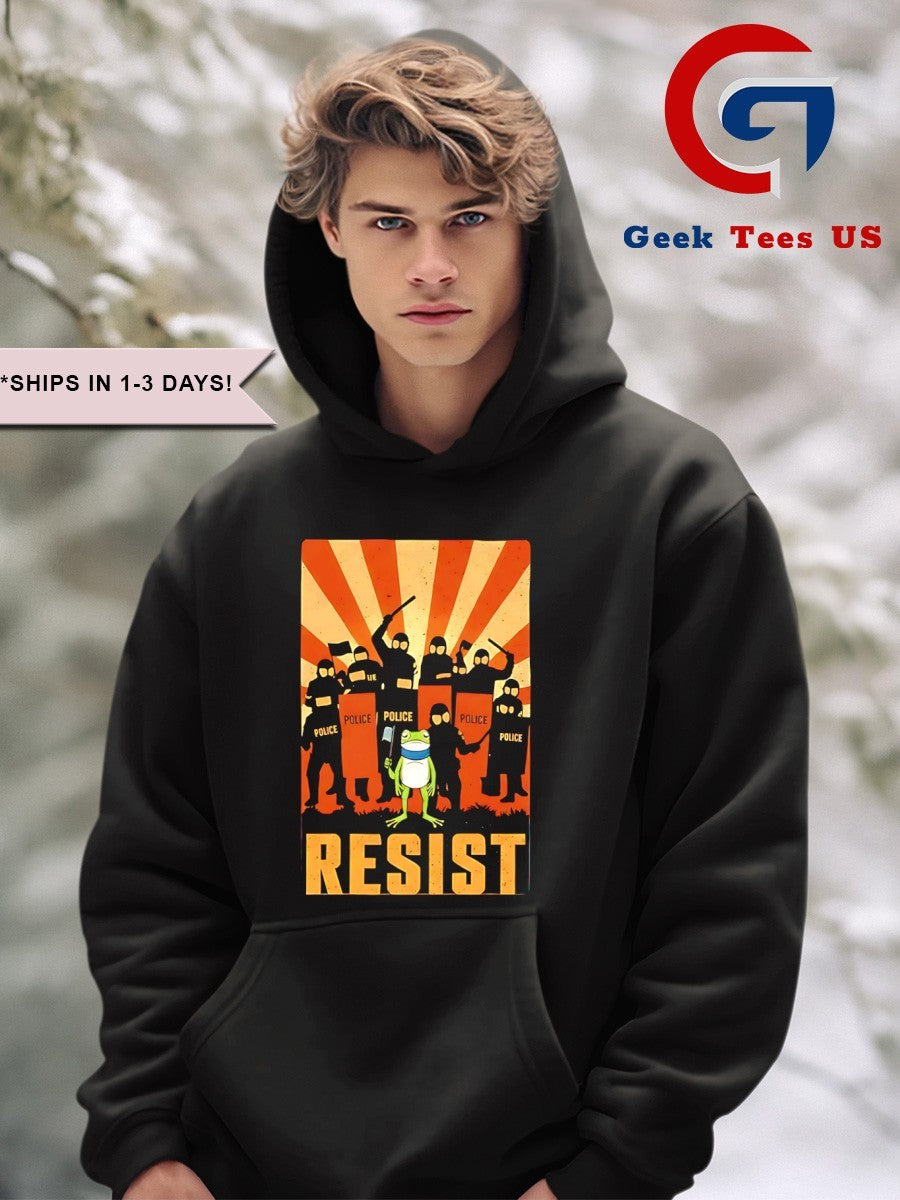 Resist Portland Frog 2025 shirt Unisex , , , Long Sleeve Tee