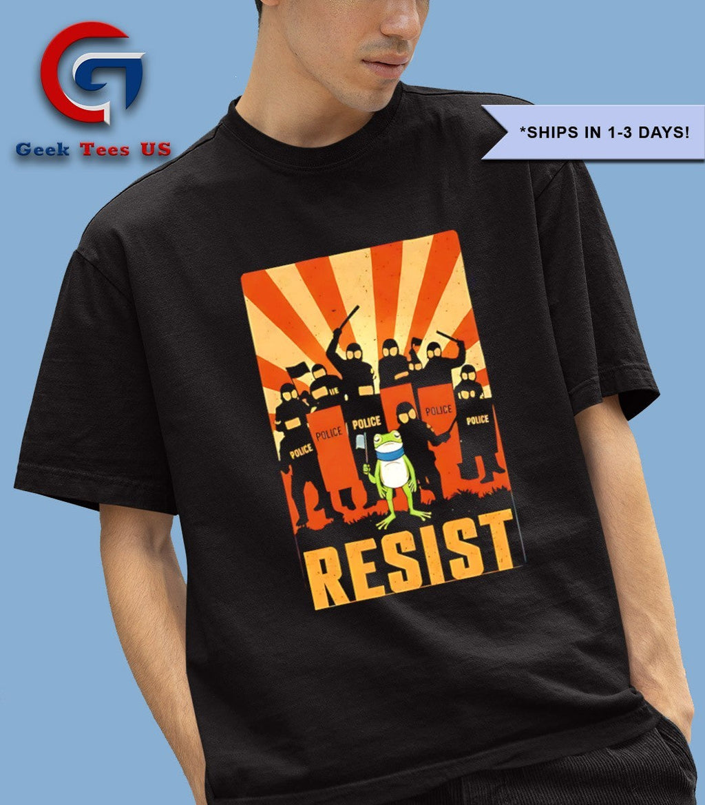 Resist Portland Frog 2025 shirt Unisex , , , Long Sleeve Tee