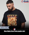 Rhea Ripley Steve Irwin graphic shirt Unisex , , , Long Sleeve Tee