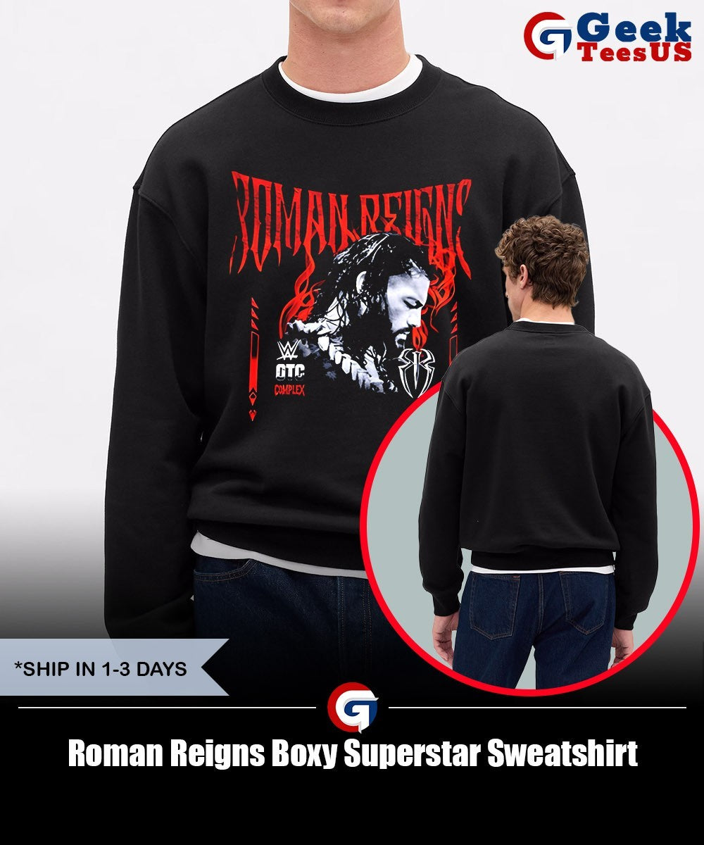 Roman Reigns Boxy Superstar shirt Unisex , , , Long Sleeve Tee