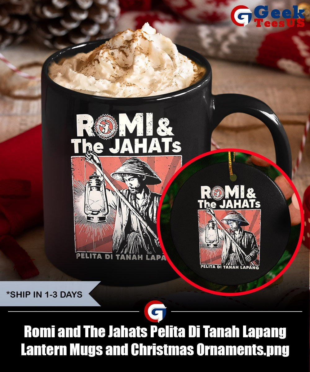Romi and The Jahats Pelita Di Tanah Lapang Lantern shirt Unisex , , , Long Sleeve Tee