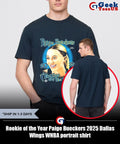 Rookie of the Year Paige Bueckers 2025 Dallas Wings WNBA portrait shirt Unisex , , , Long Sleeve Tee