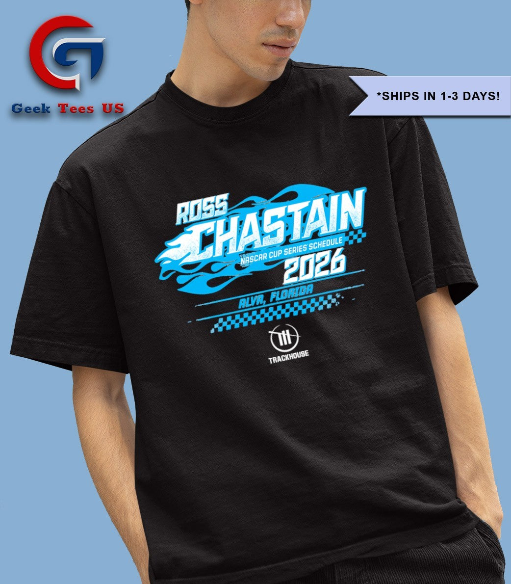 Ross Chastain NASCAR Cup Series Schedule 2026 shirt Unisex , , , Long Sleeve Tee