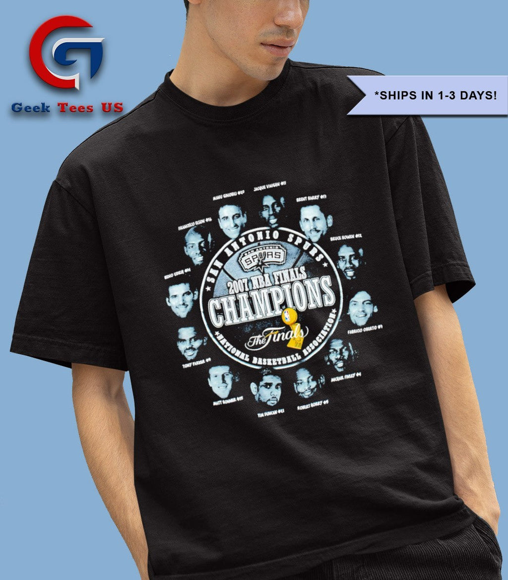 San Antonio Spurs player Majestic 2007 NBA Finals Champions shirt Unisex , , , Long Sleeve Tee
