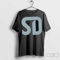 San Diego Sd Monogram T Shirt Jpg
