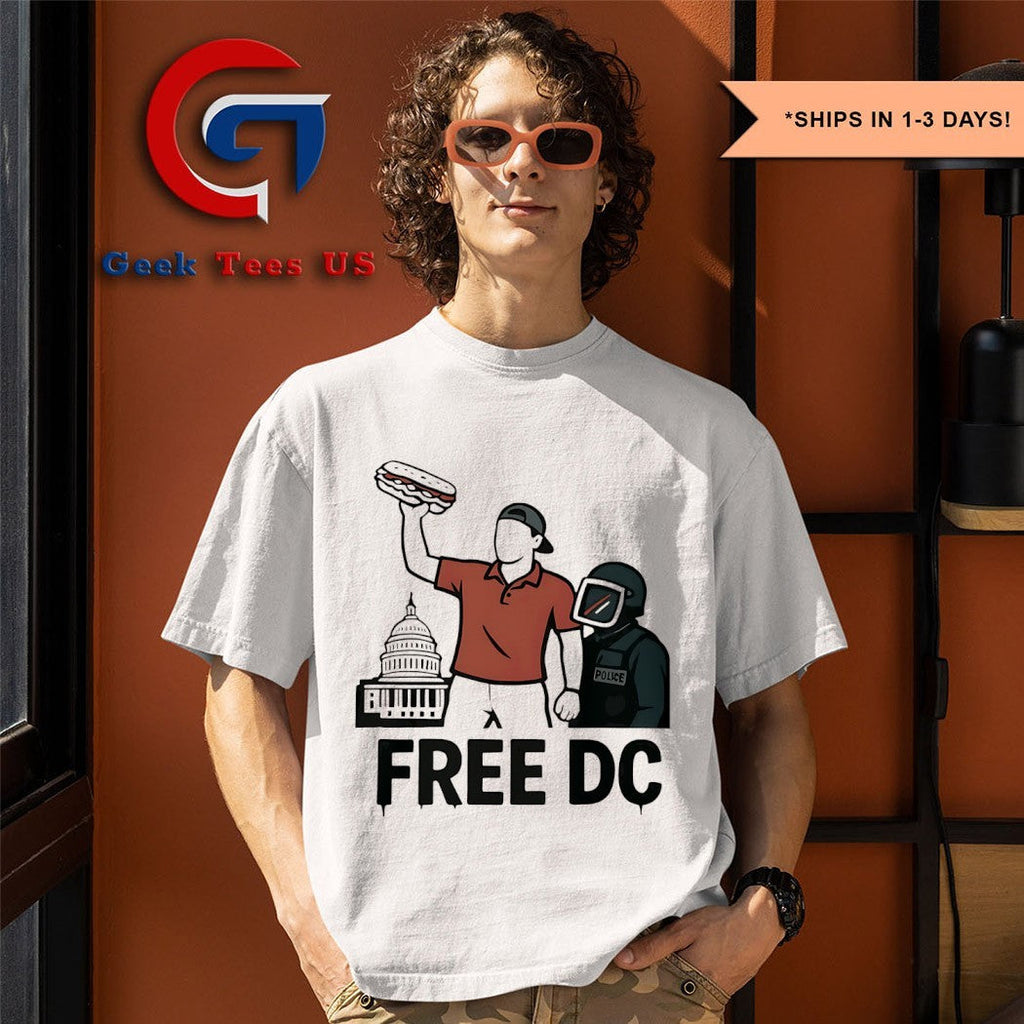 Sandwich Guy Free DC Protest shirt Unisex , , , Long Sleeve Tee