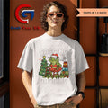 Santa Frog sagging but still gagging Christmas shirt Unisex , , , Long Sleeve Tee