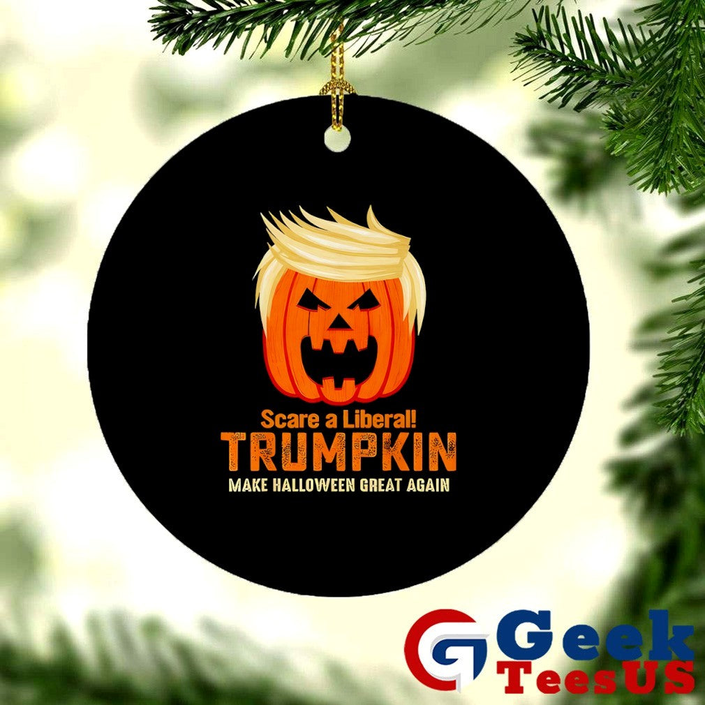 Scare a liberal Trumpkin MHGA Halloween 2025 shirt Unisex , , , Long Sleeve Tee