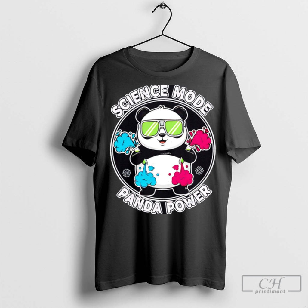 Science Mode Panda Power Funny Scientist Funny T Shirt Jpg
