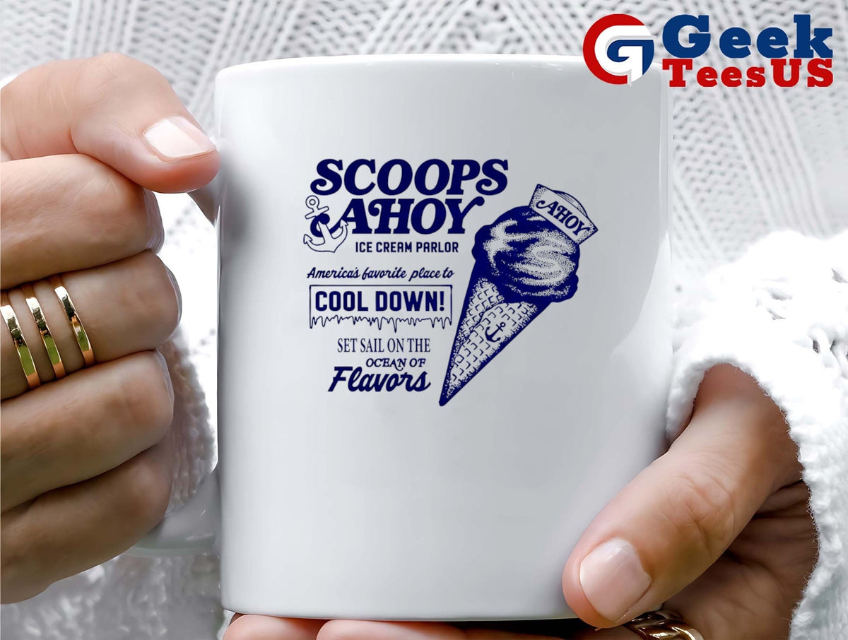 Scoops Ahoy ice cream parlor shirt Unisex , , , Long Sleeve Tee