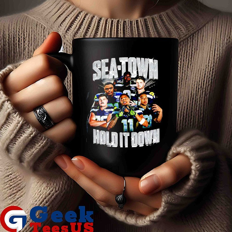 Seahawks Sea-town Hold It Down graphic shirt Unisex , , , Long Sleeve Tee