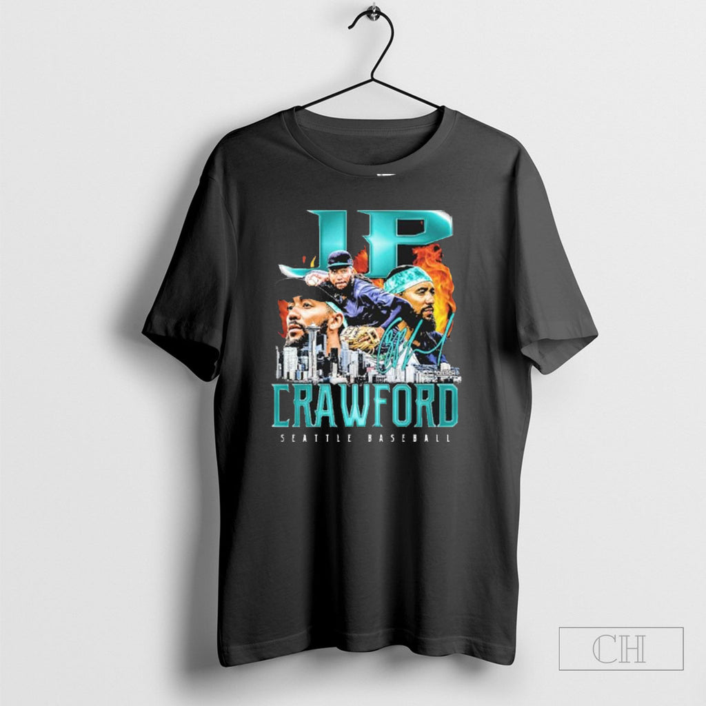 Seattle Mariners Jp Crawford Retro Flair Shirts