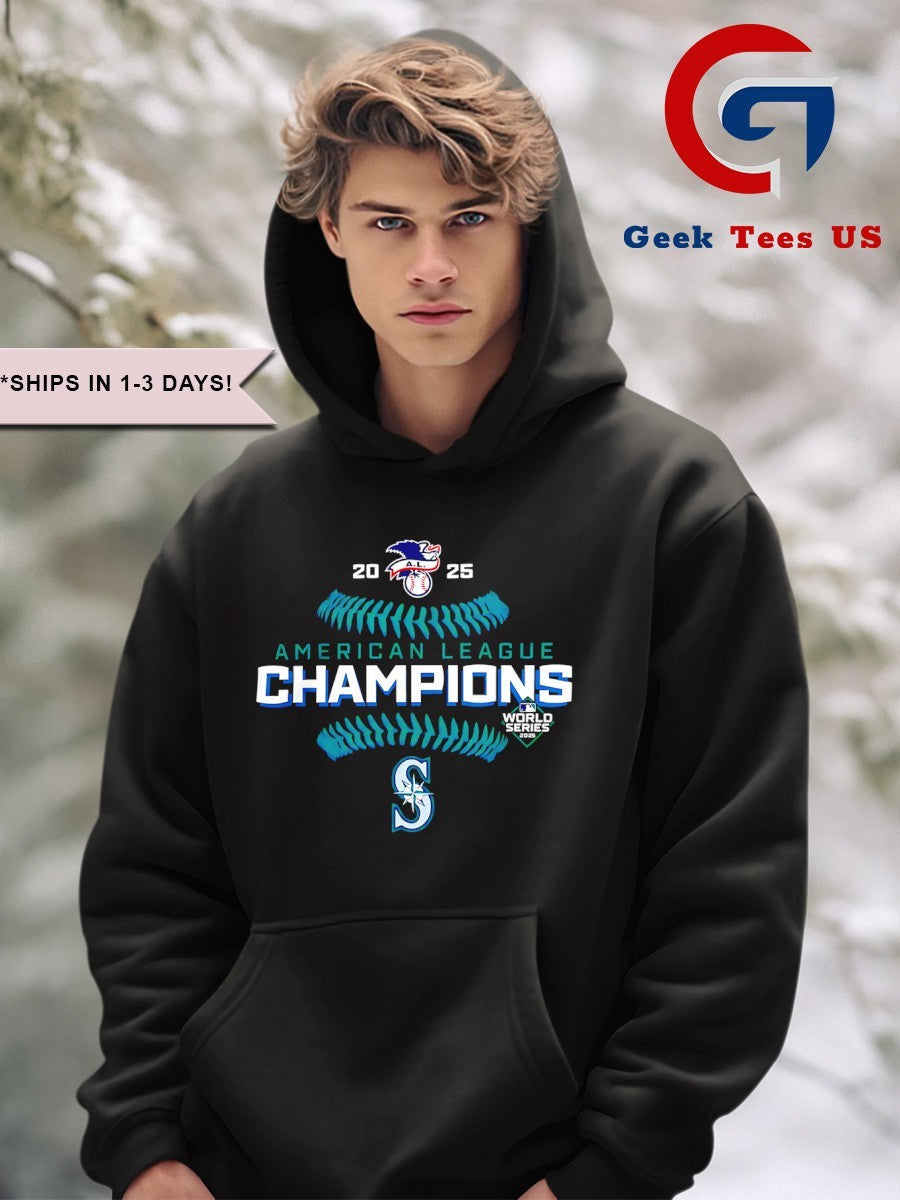 Seattle Mariners MLB 2025 ALCS Champions World Series Baseball shirt Unisex , , , Long Sleeve Tee