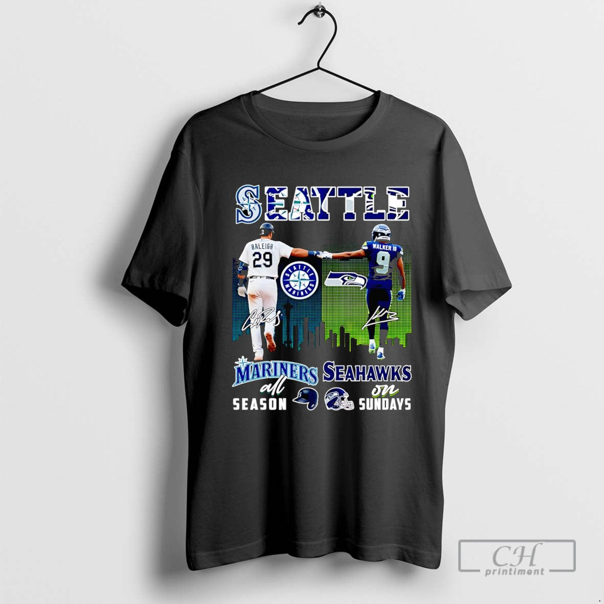 Seattle Raleigh And Walker Iii Mariners All Season Seahawks On Sundays