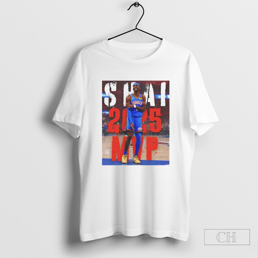 Shai Gilgious Alexander Okc Thunder Mvp 2025 Cover Shirts