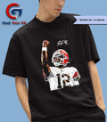 Shedeur Sanders Dawg Pound Cleveland Brown football signature shirt Unisex , , , Long Sleeve Tee