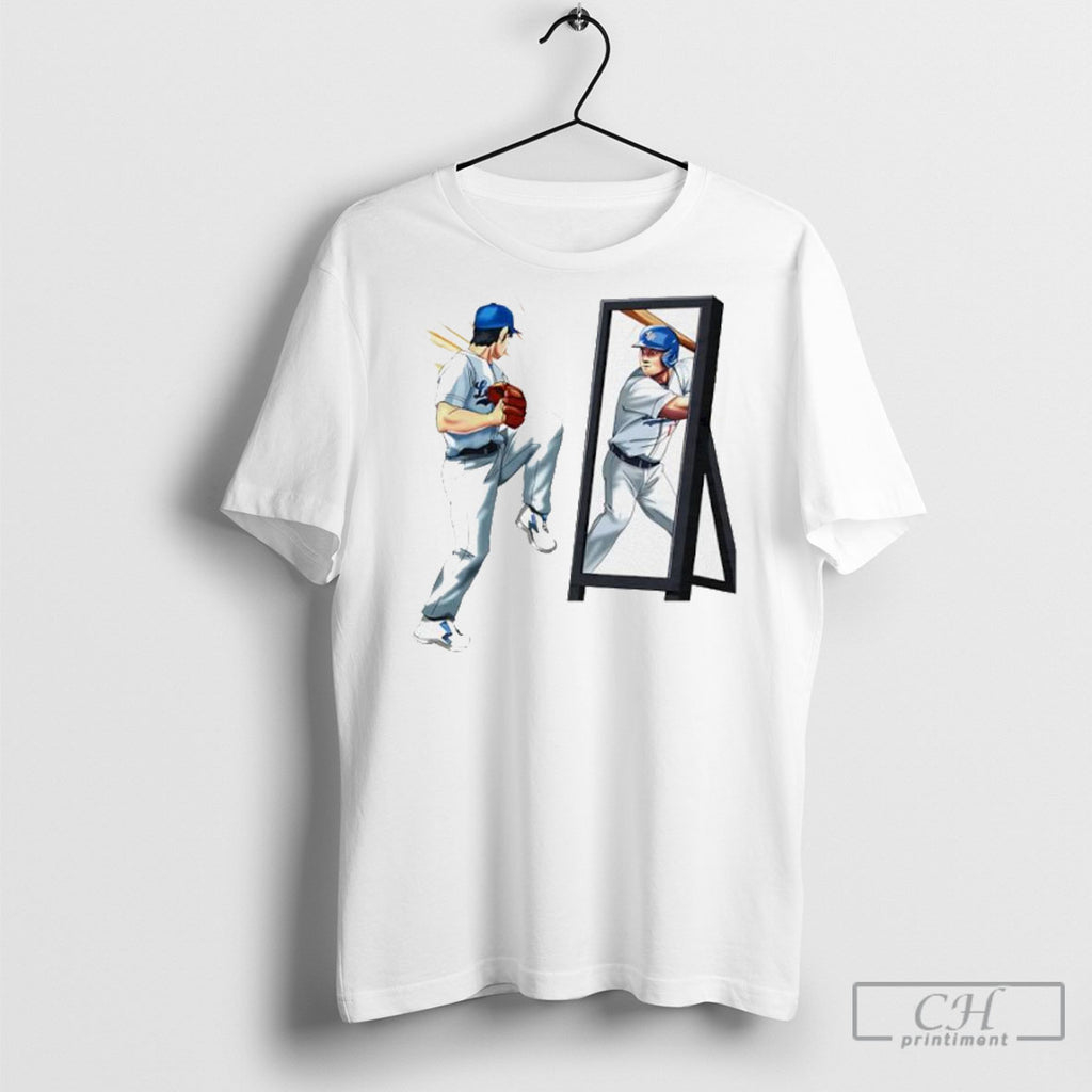 Shohei Ohtani Los Angeles Dodgers Welcome Baseball Pose Shirts