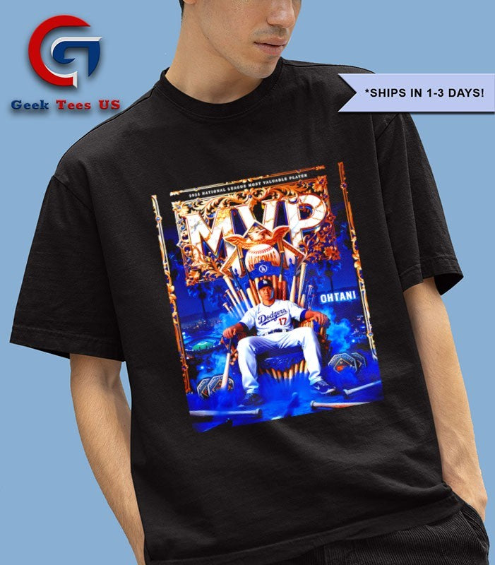 Shohei Ohtani wins the 2025 National League MVP Award poster shirt Unisex , , , Long Sleeve Tee