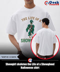 Showgirl skeleton the Life of a Showghoul Halloween shirt Unisex , , , Long Sleeve Tee