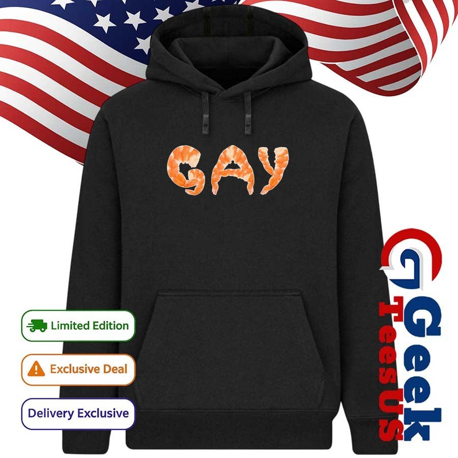 Shrimp Gay LGBT shirt Unisex , , , Long Sleeve Tee