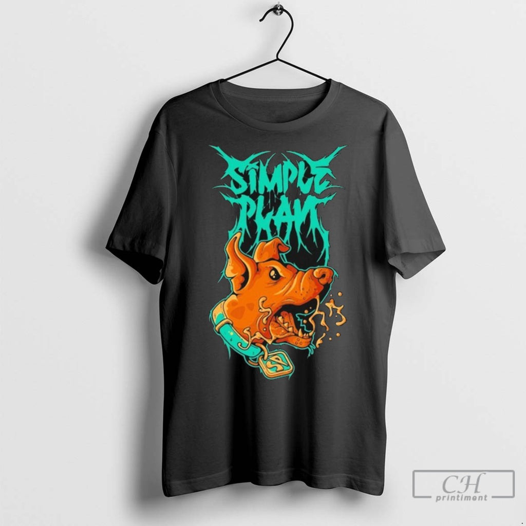 Simple Plan Dog Halloween T Shirt Jpg