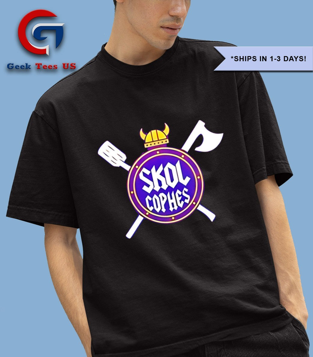 Skol Cophes Minnesota Vikings logo shirt Unisex , , , Long Sleeve Tee