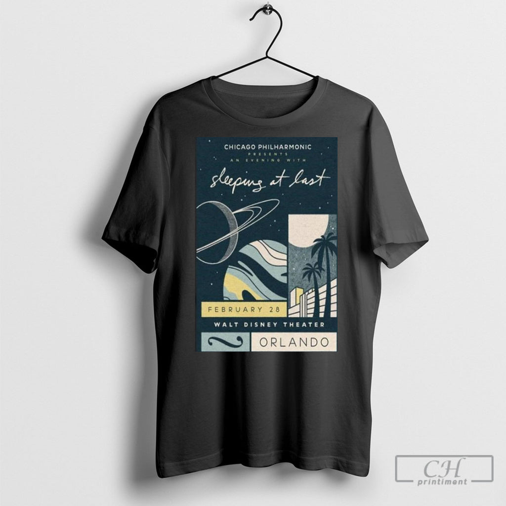 Sleeping At Last February 28 2026 Orlando Fl Concert Poster T Shirts