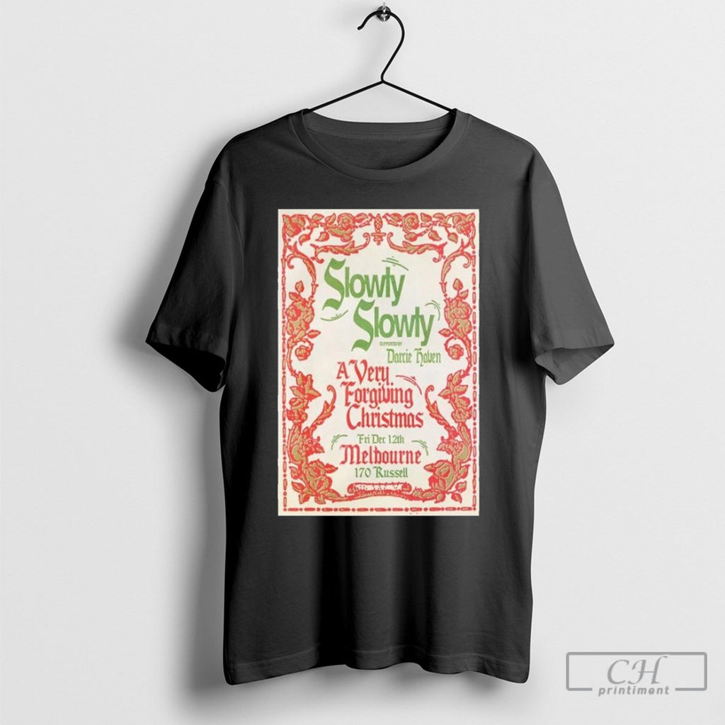 Slowly Slowly December 12 2025 170 Russell Melbourne Concert Poster T Shirts