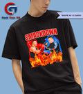 Smackdown boxing flames shirt Unisex , , , Long Sleeve Tee