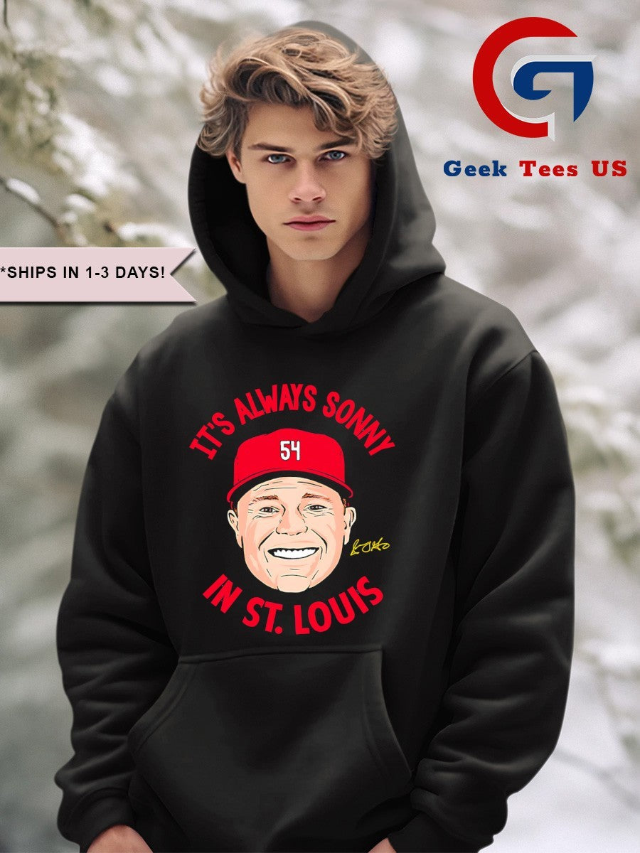 Sonny Gray it’s always Sonny in St. Louis big head signature shirt Unisex , , , Long Sleeve Tee