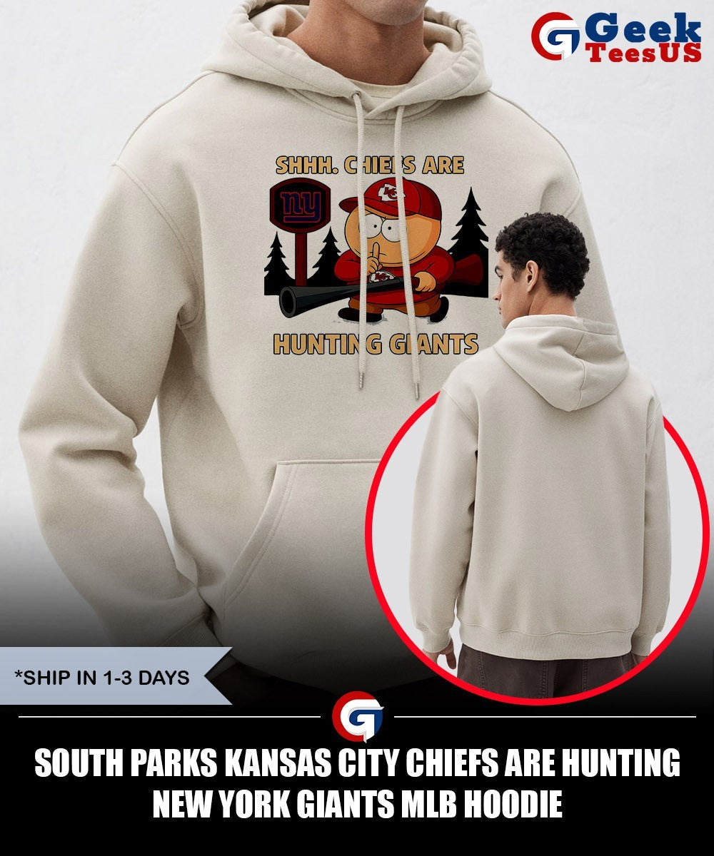 South Parks Kansas City Chiefs are hunting New York Giants MLB shirt Unisex , , , Long Sleeve Tee