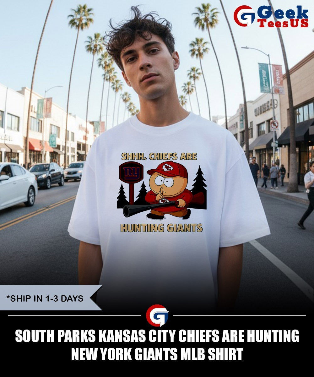South Parks Kansas City Chiefs are hunting New York Giants MLB shirt Unisex , , , Long Sleeve Tee