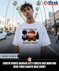 South Parks Kansas City Chiefs are hunting New York Giants MLB shirt Unisex , , , Long Sleeve Tee