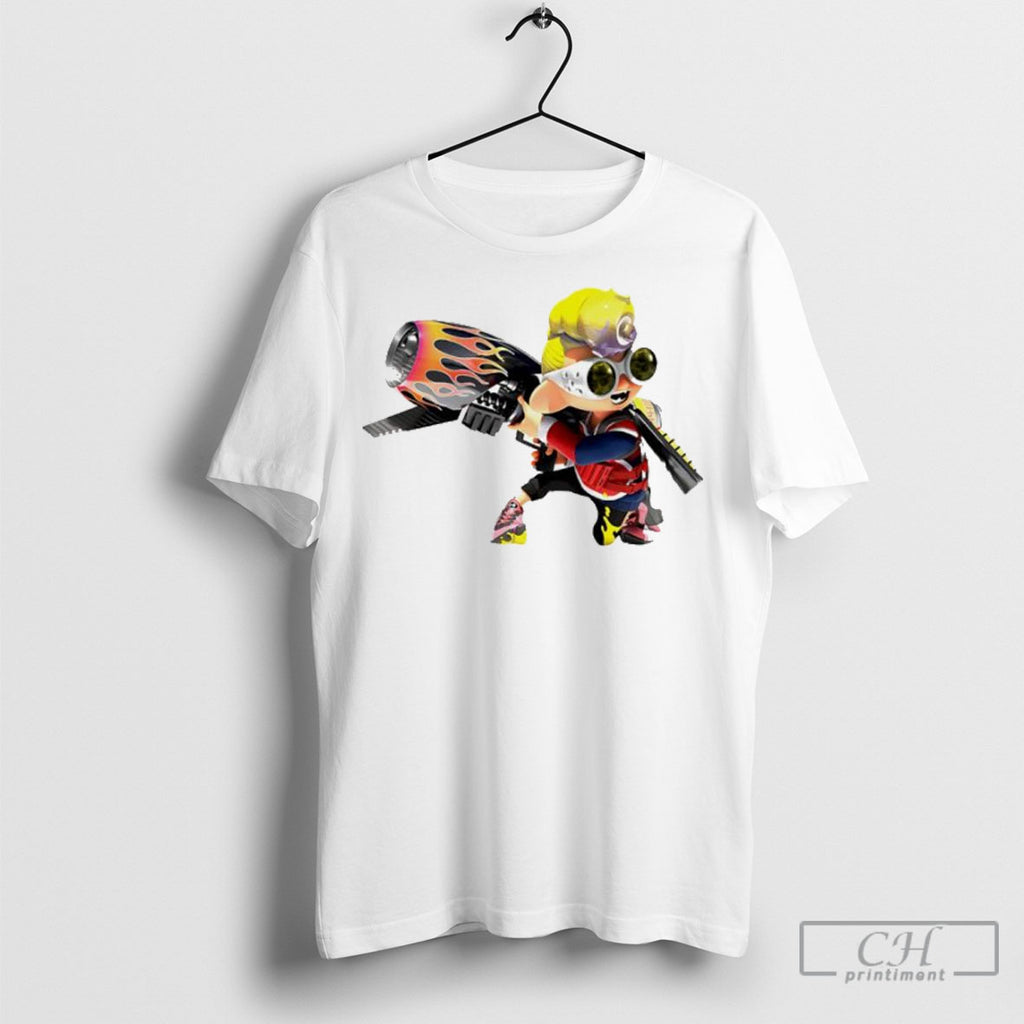 Splatoon Inkling With Heavy Weapon Shirts