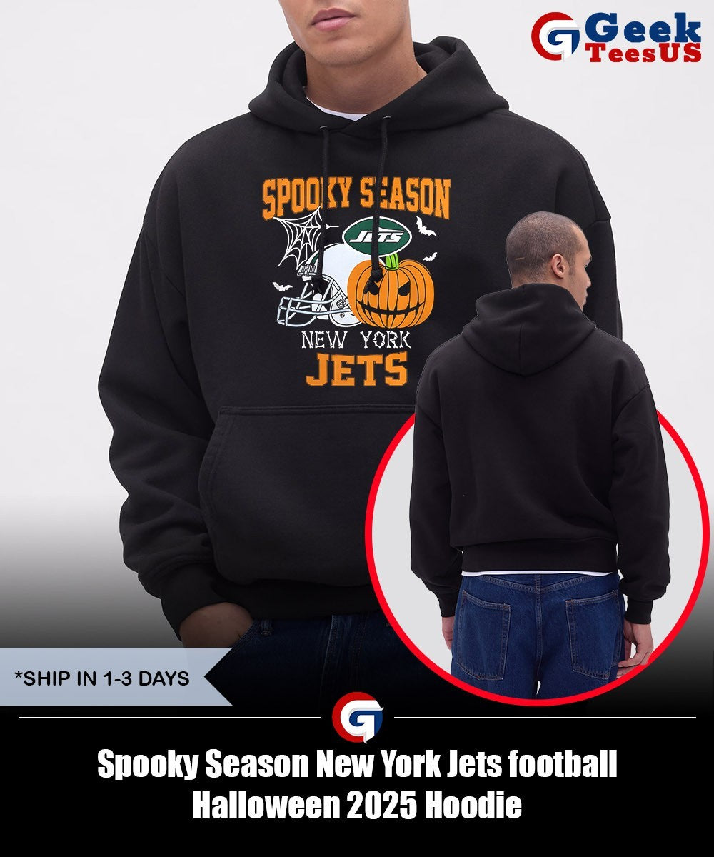 Spooky Season New York Jets football Halloween 2025 shirt Unisex , , , Long Sleeve Tee