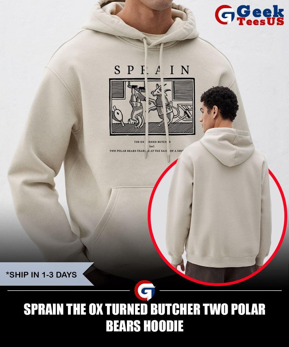 Sprain The Ox Turned Butcher Two Polar Bears shirt Unisex , , , Long Sleeve Tee