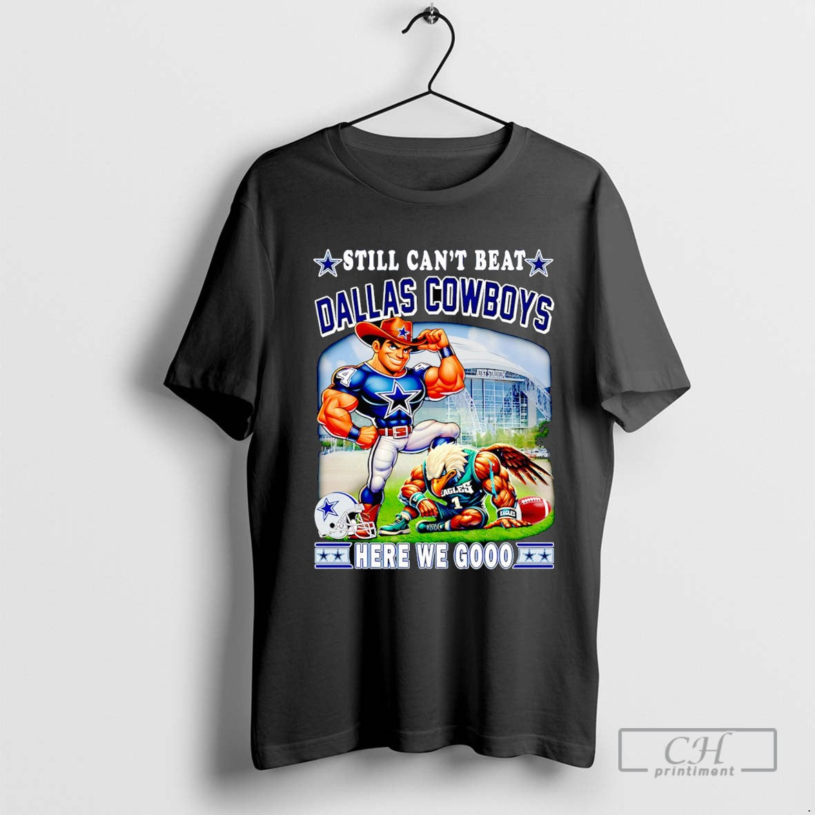 Still Cant Beat Dallas Cowboys Here We Gooo Mascot