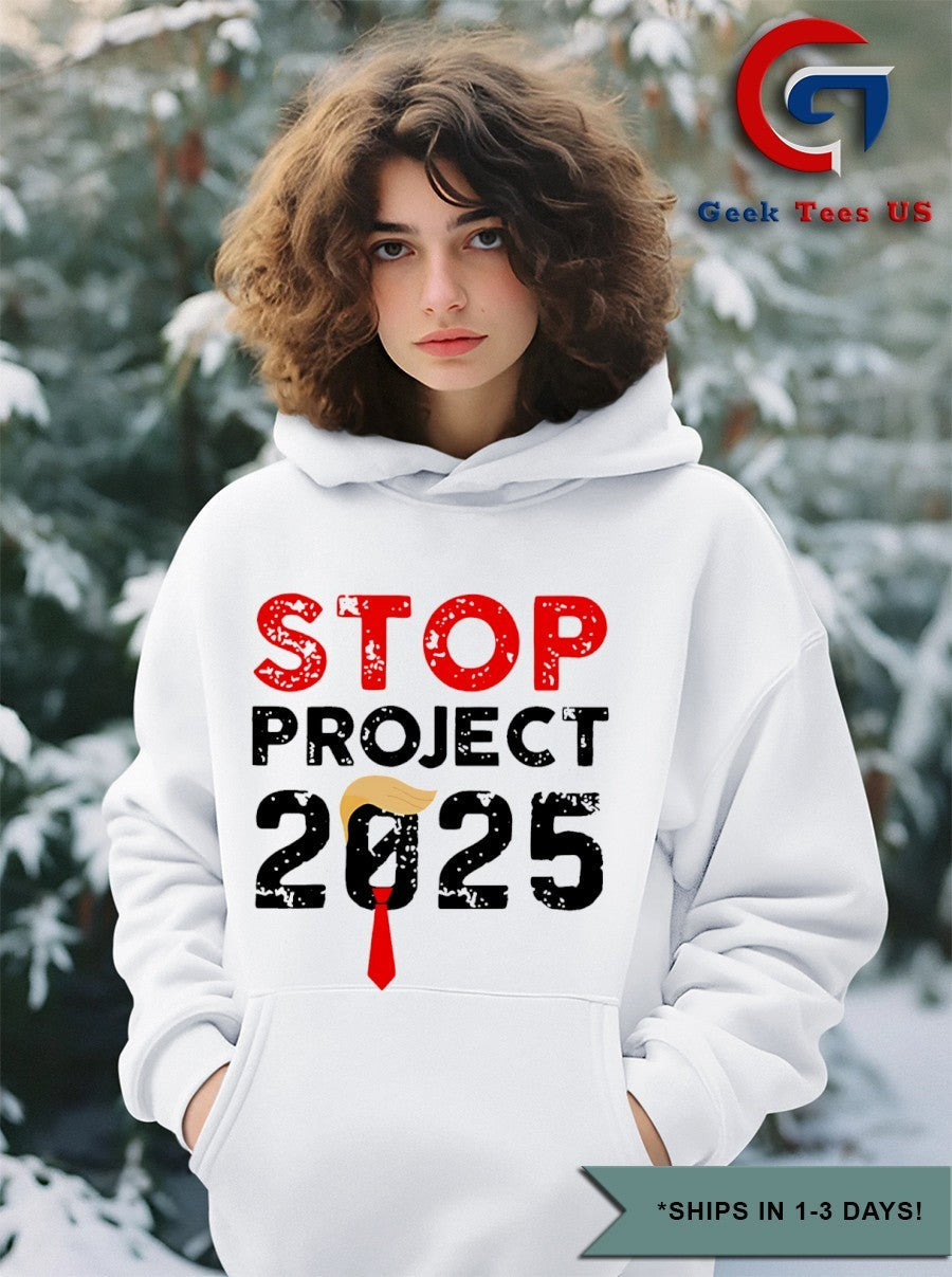 Stop Project 2025 Anti Trump shirt Unisex , , , Long Sleeve Tee